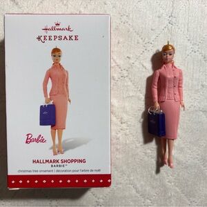 Hallmark barbie ornament, hallmark shopping Barbie
